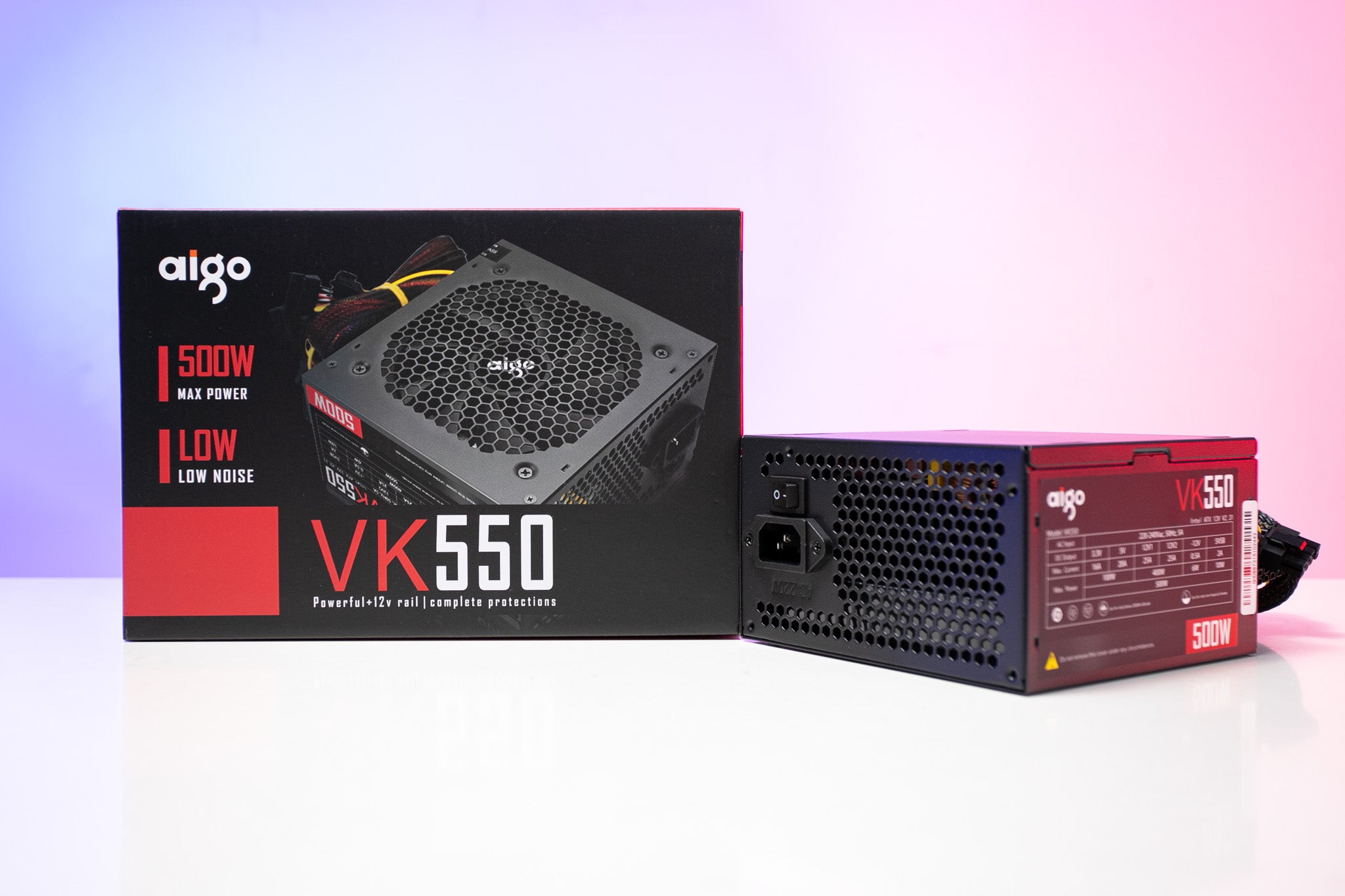 Aigo Power SUPPLY VK550 550 Watt Aigo Power SUPPLY VK550 550 Watt